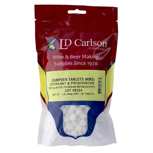 LD Carlson Campden Tablets Potassium Metabisulphite 1lb