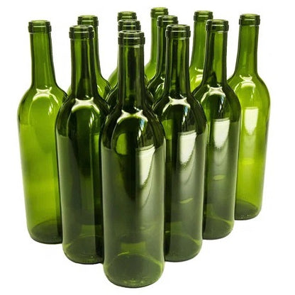 Wine Craft Bordeaux Wine Bottles Green