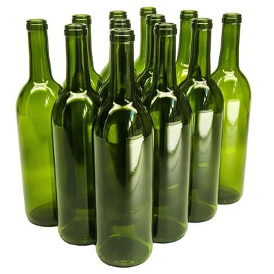 Wine Craft Bordeaux Wine Bottles Green
